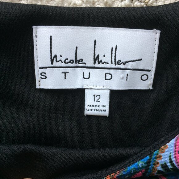 Nicole Miller Studio Multi-color Dress Size12 - Picture 11 of 15